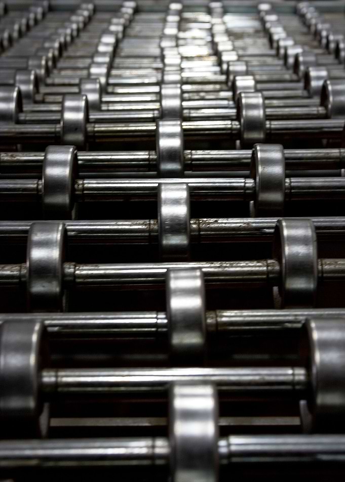 Metal bearings carpet