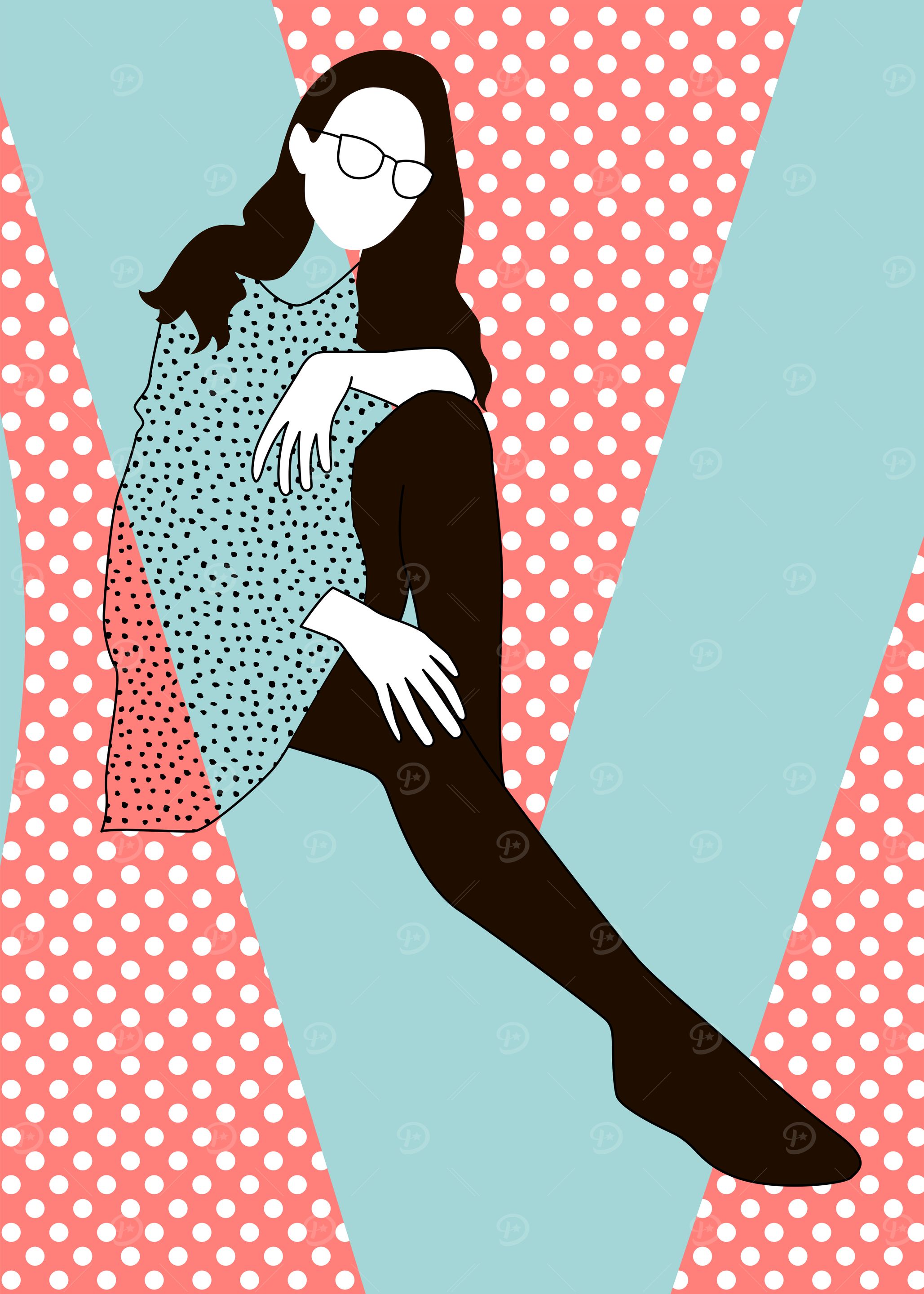 Poster with girl