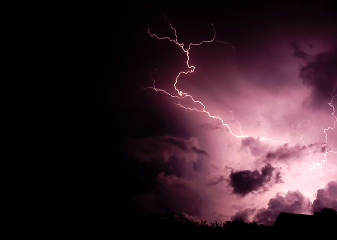 Lightning strike