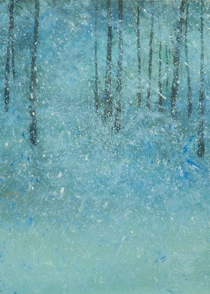 Snowfall In The Woods