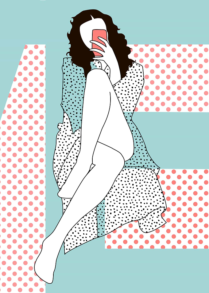 Poster with girl