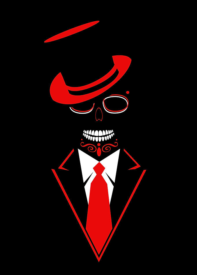 Gentlemen with red hat