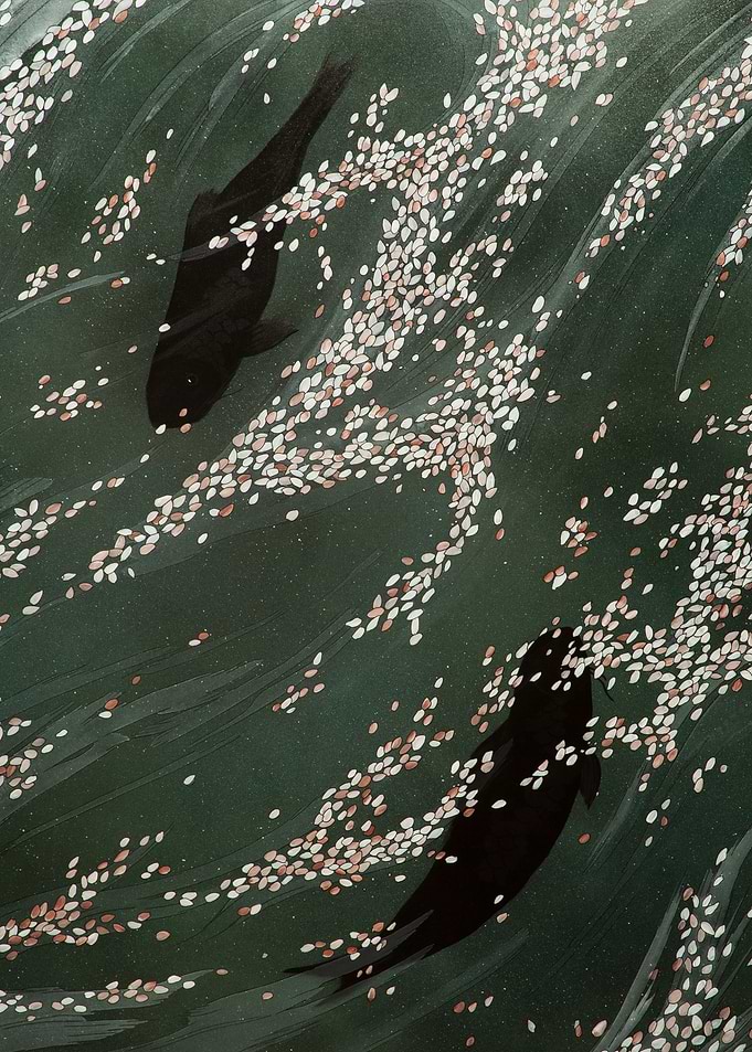 Blossom And Carp