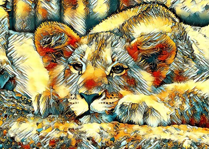 AnimalArt Lion 006