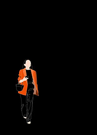 Orange blazer 01