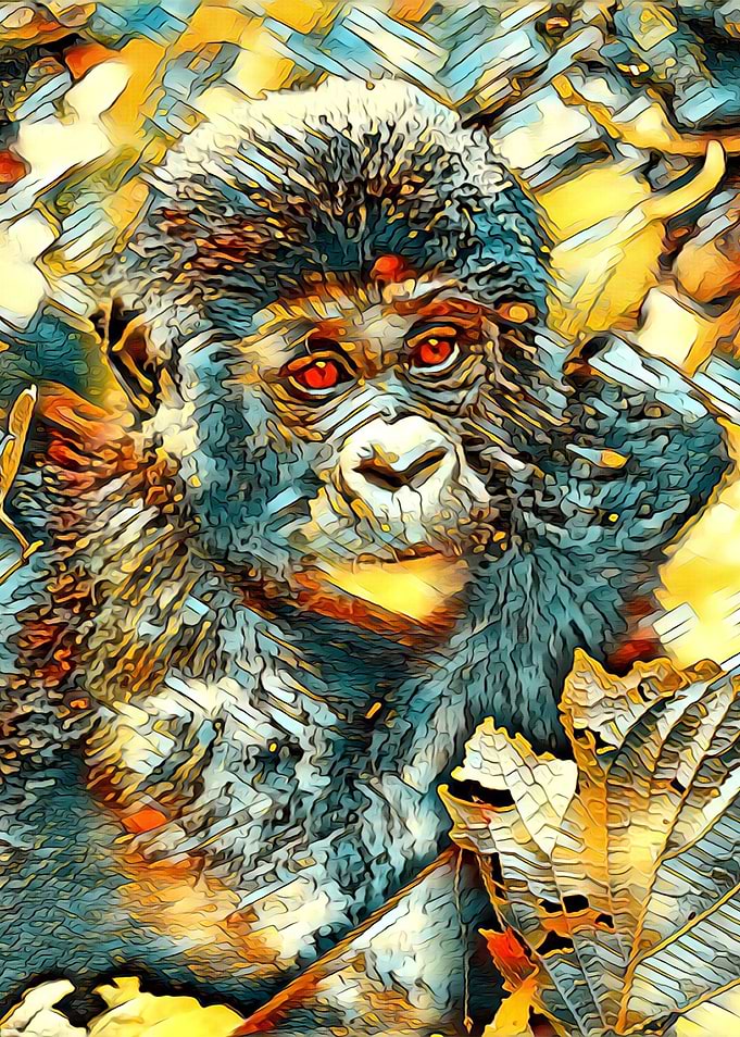AnimalArt Gorilla 001