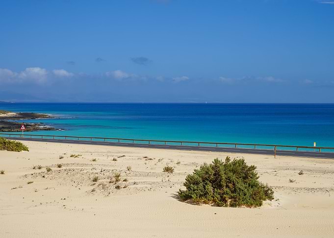 Beautiful sea Canary Isla