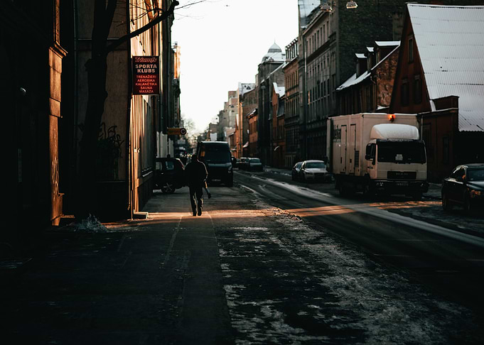 Entering the light