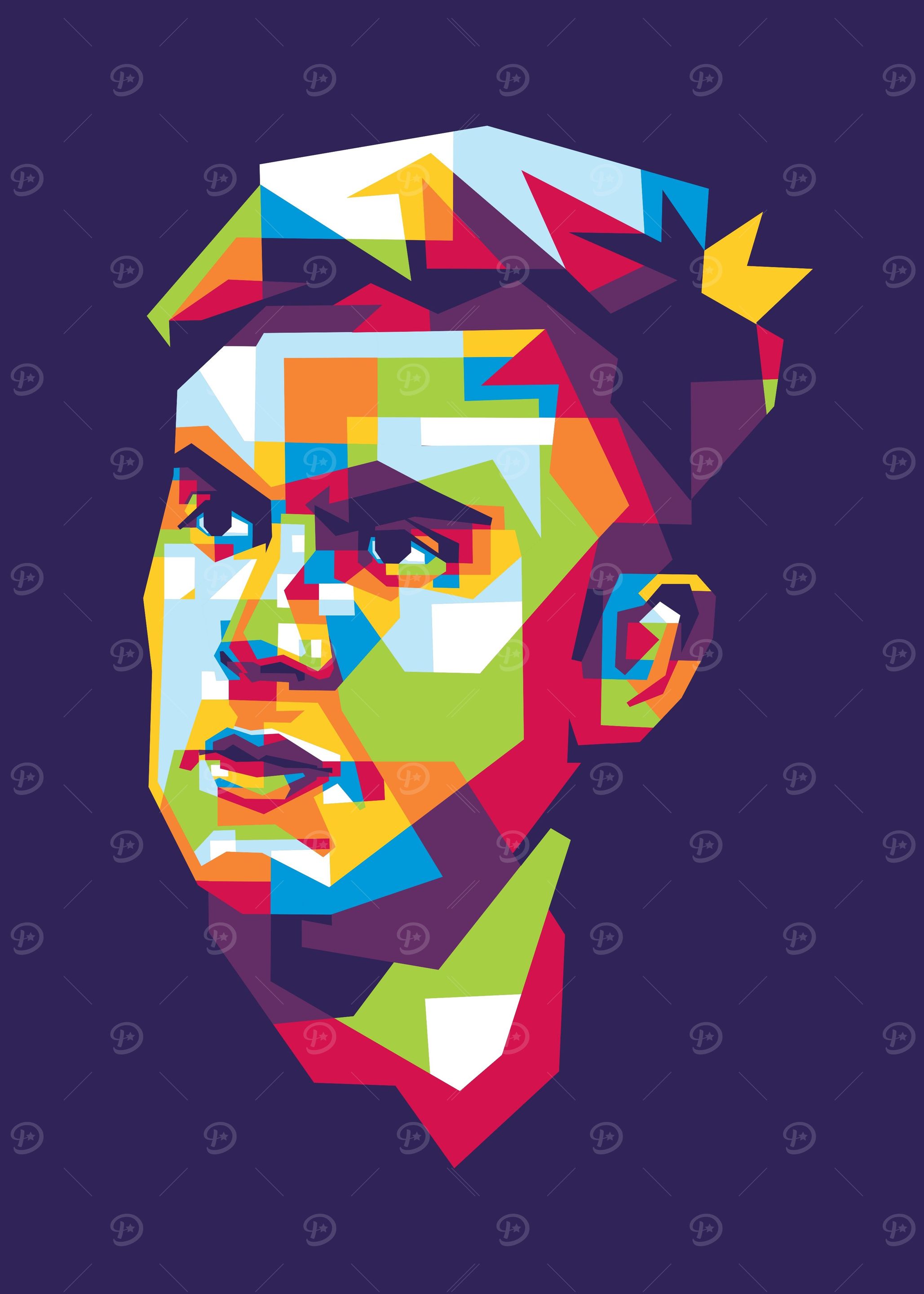 Paulo Dybala WPAP Pop Art