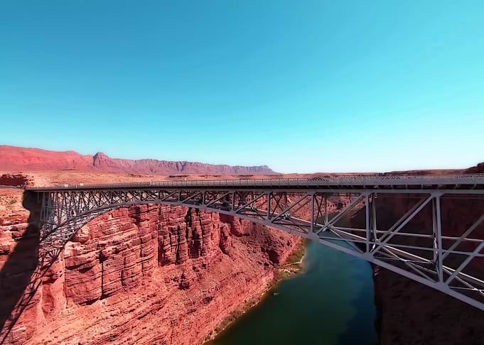 bridge in the desert