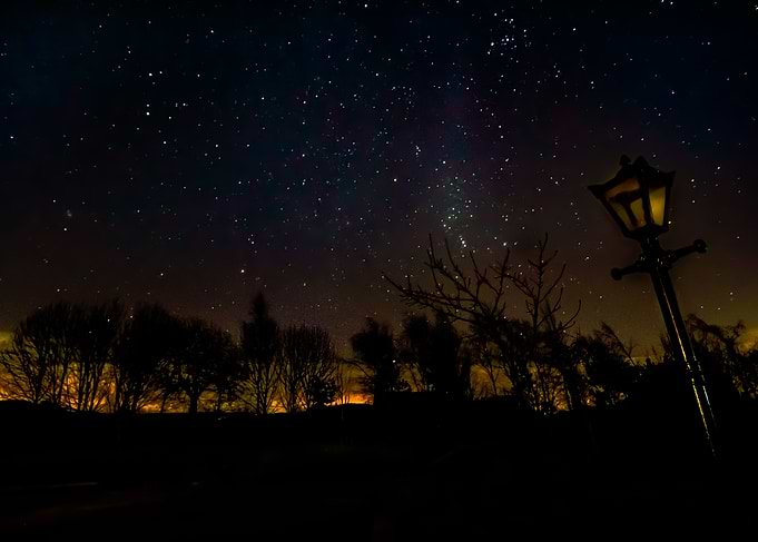 Lamp at Night