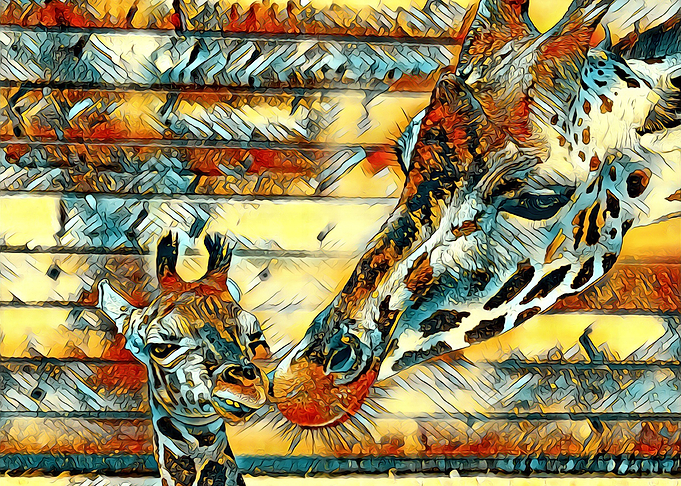 AnimalArt Giraffe 001