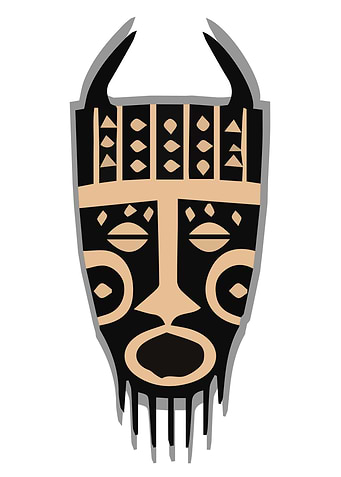 African traditional mask