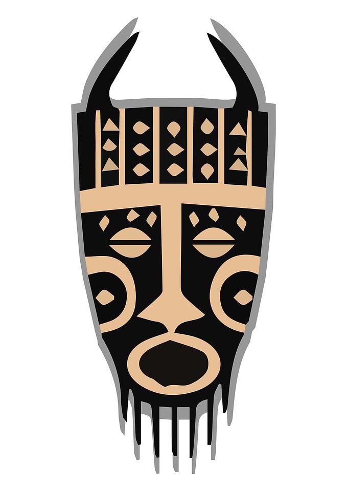 African traditional mask