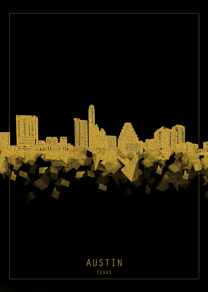 Austin skyline gold