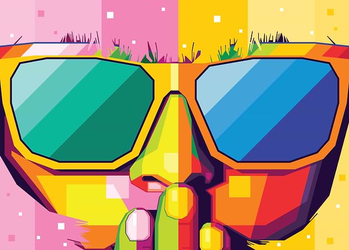 Retro Girl Pop Art