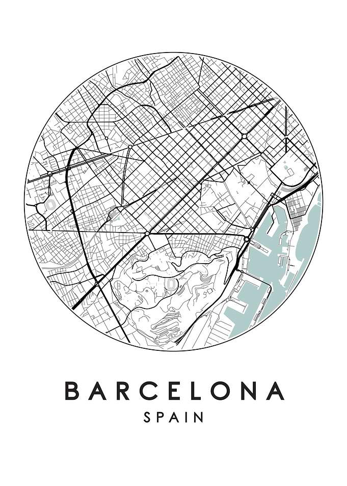 Barcelona City Map