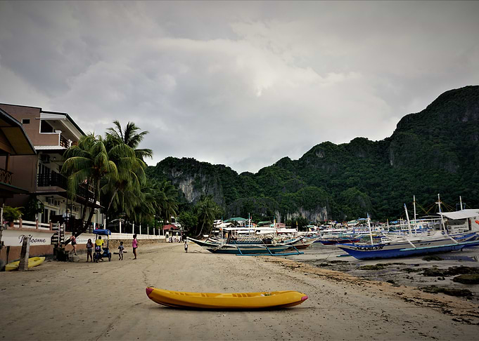 Boat stranded