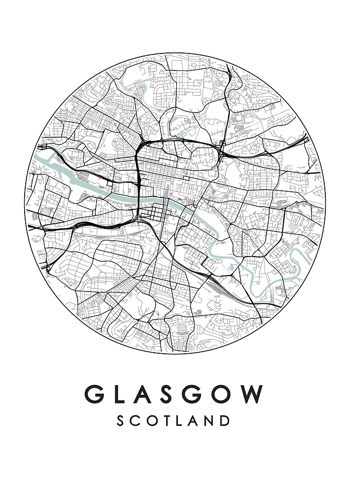 Glasgow City Map