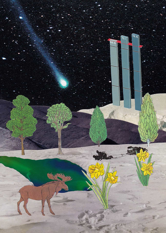 Holy Pond [collage]