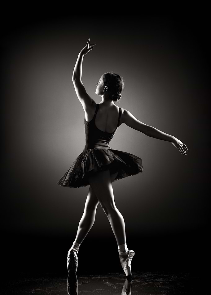 Ballerina dancing