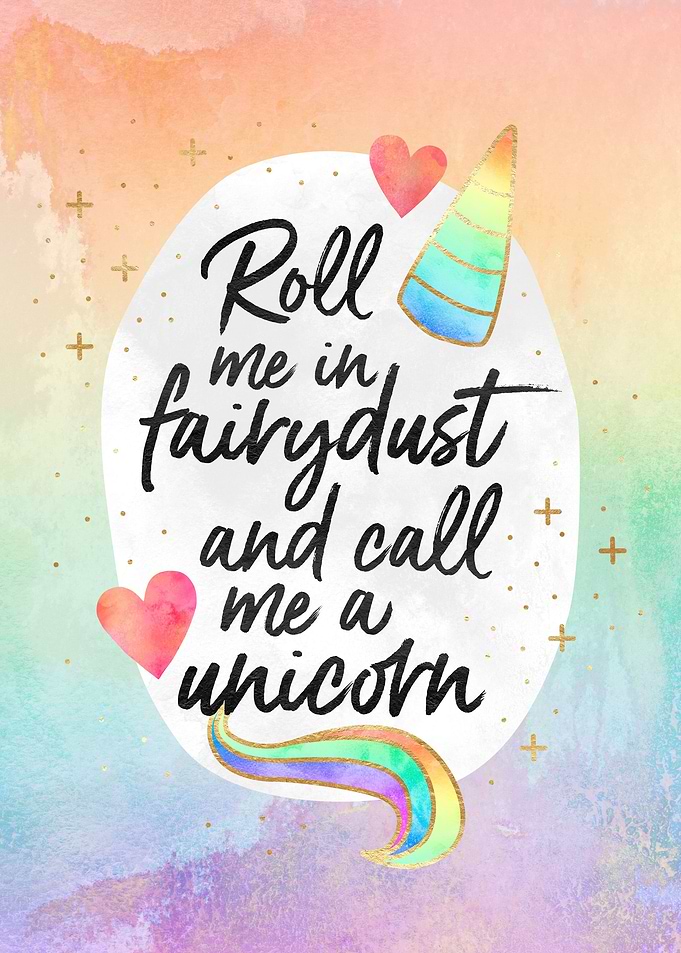 Roll me in fairydust