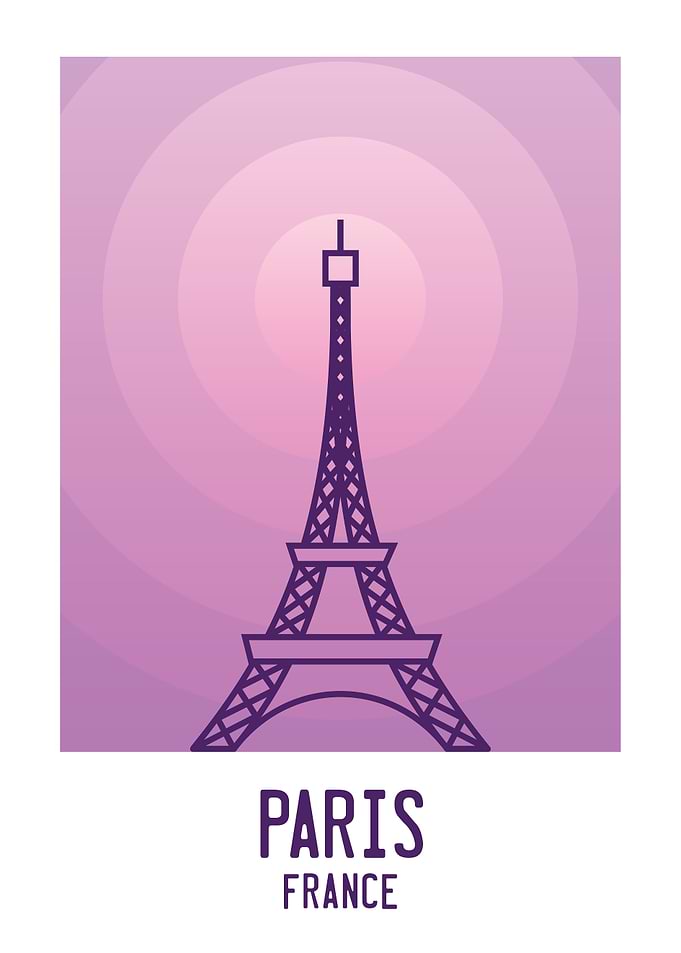 Eiffel Tower Illustration