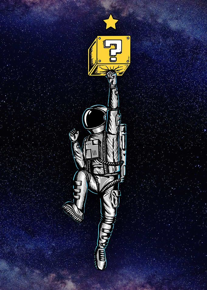 Astronaut and the star