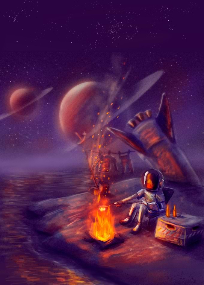 space shipwreck
