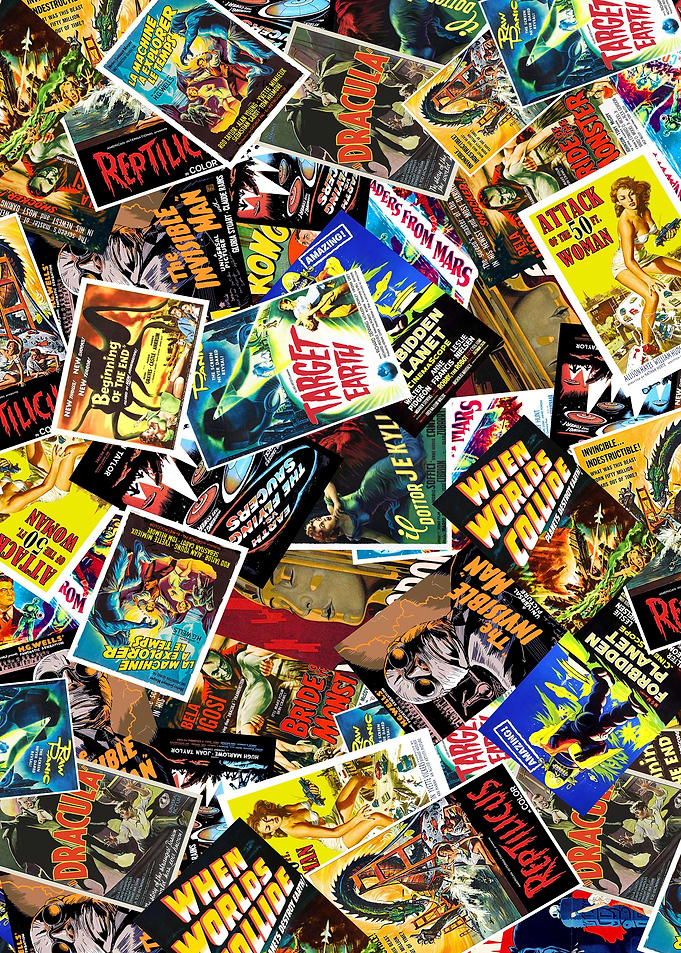 Vintage Movies Collage