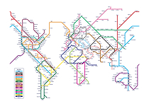World Metro Tube Map
