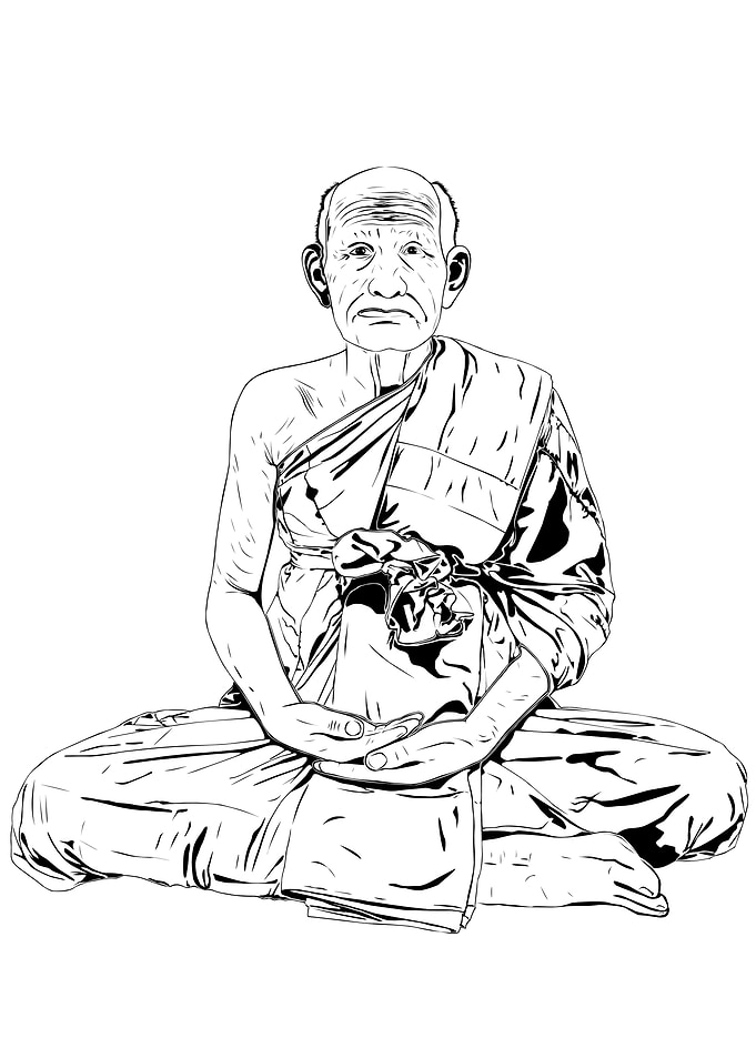 Buddhist Monk Ngein
