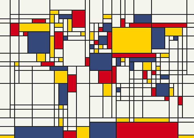 Mondrian World Map