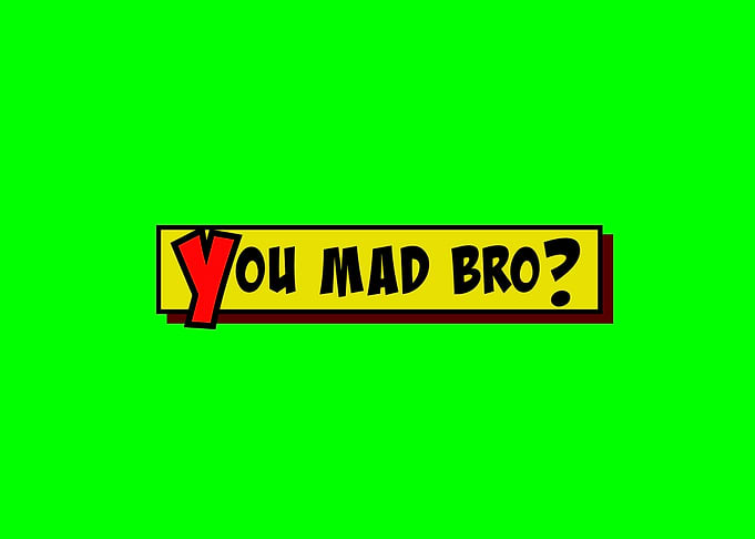 Cartoon box you mad bro