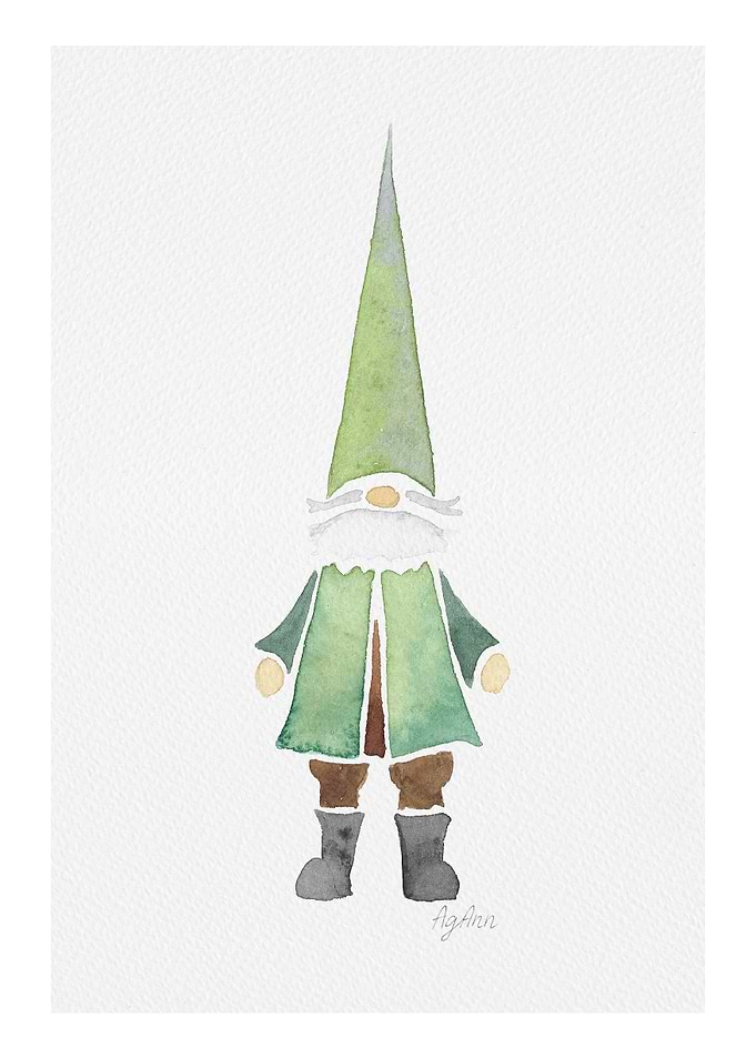 Dwarf Green Gnome