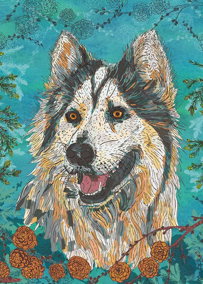 Woodland Husky