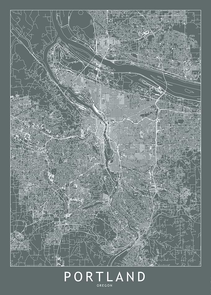 Portland Grey Map