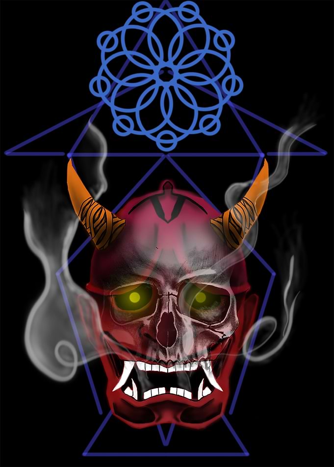 Hannya Skull mask