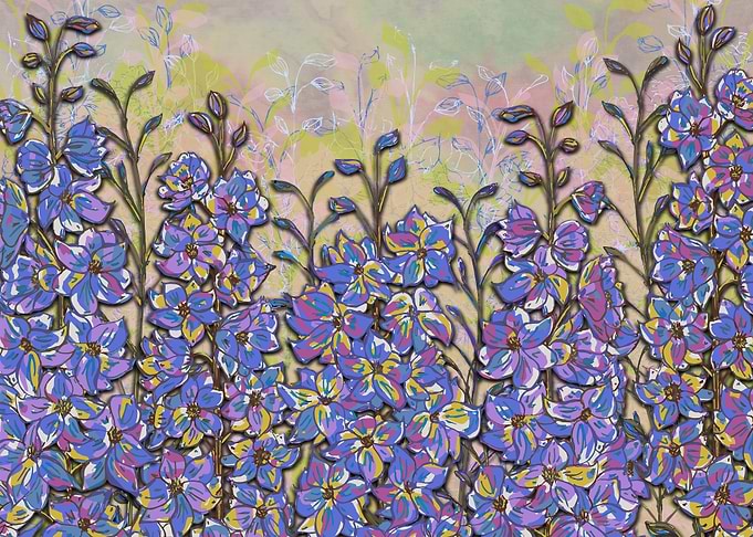 Darling Delphiniums