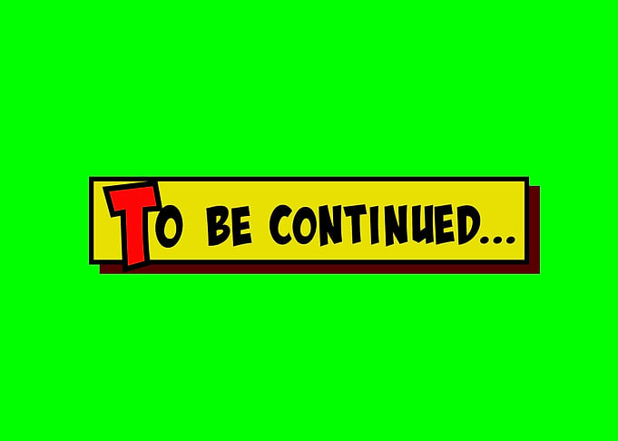 Cartoon box to be continue