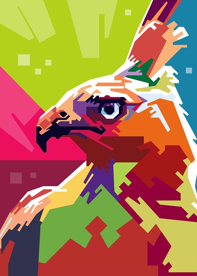 Eagle Pop Art
