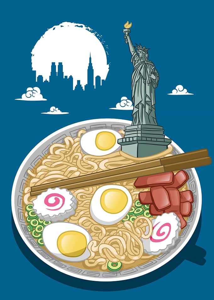 Ramen Statue of liberty