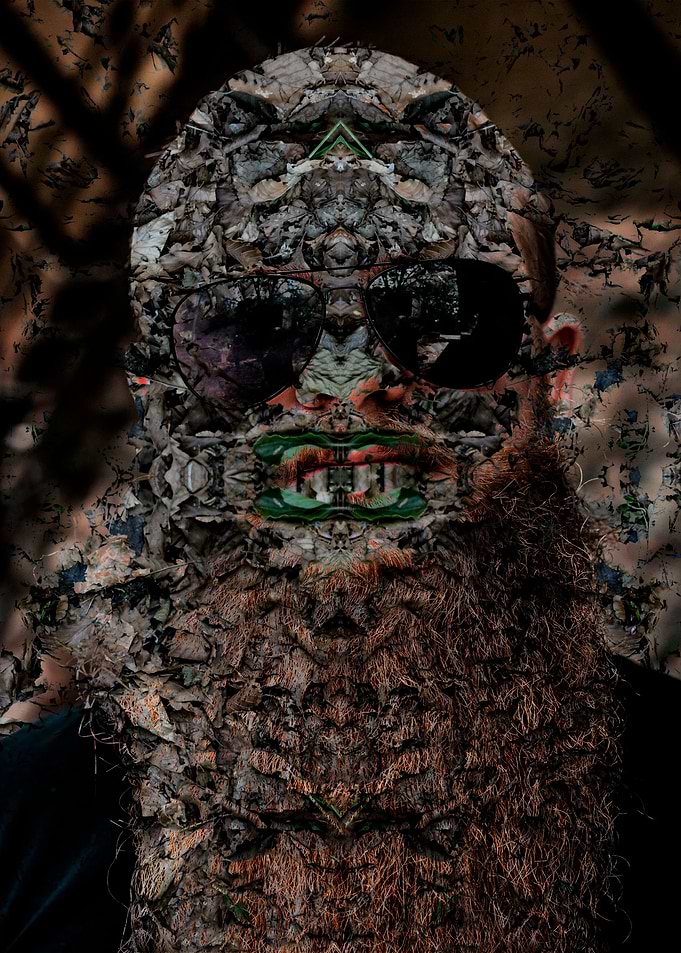 MAN WITH SUNGLASES
