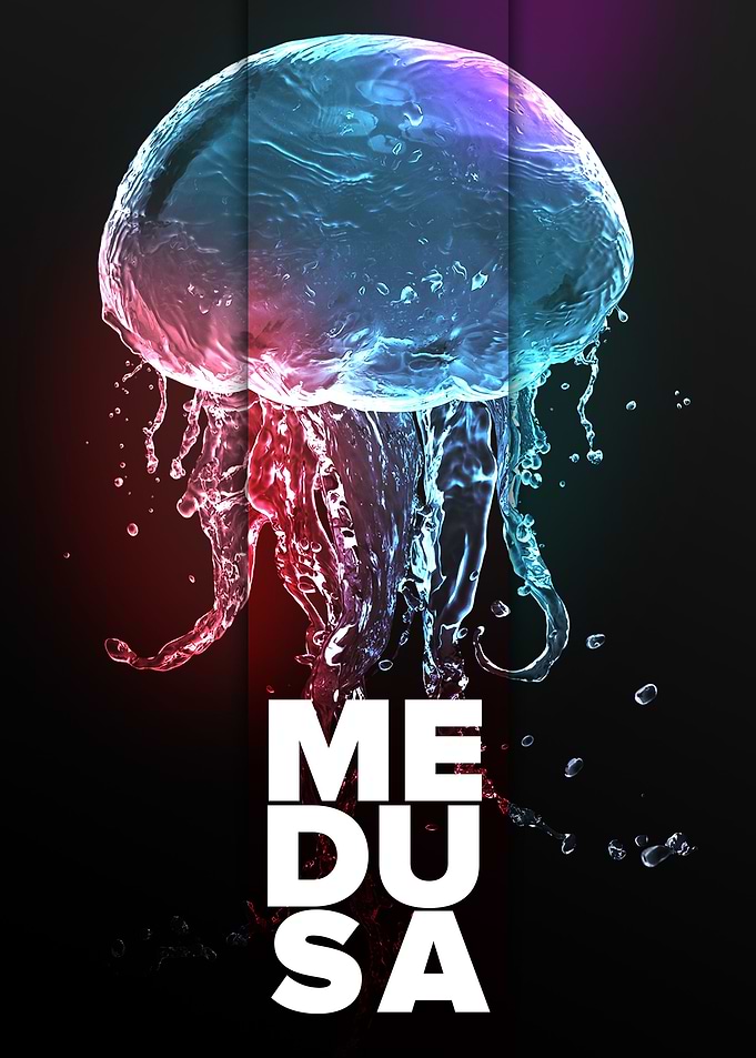Neon jellyfish