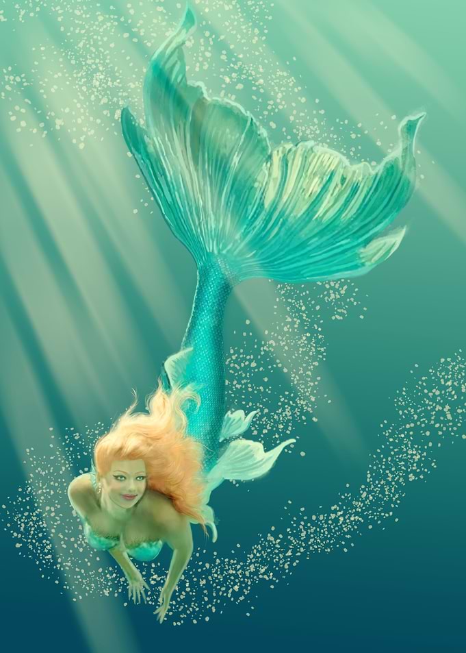 Turquoise Mermaid