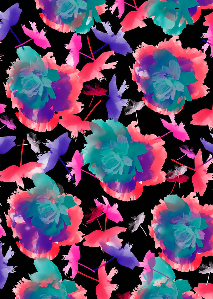 Abstract floral pattern