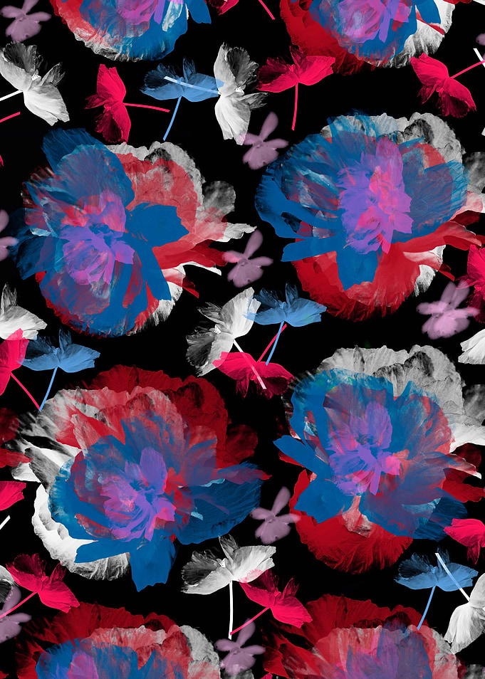 Abstract floral pattern