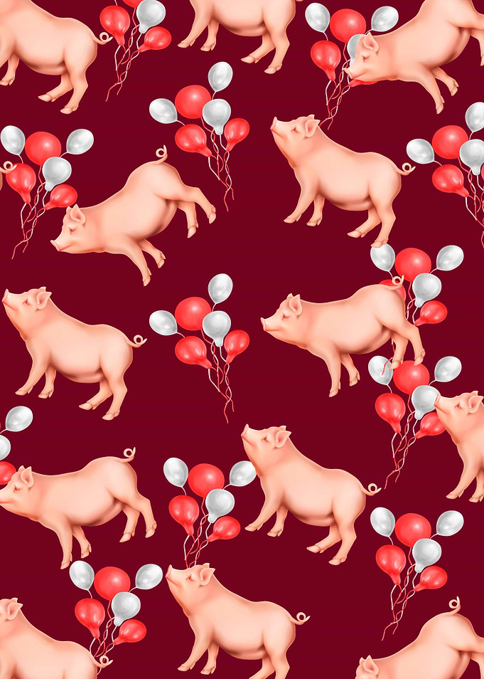 New Year 2019 pattern