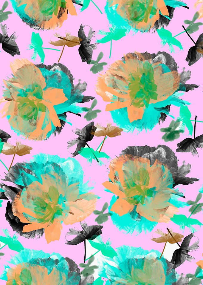 Abstract floral pattern
