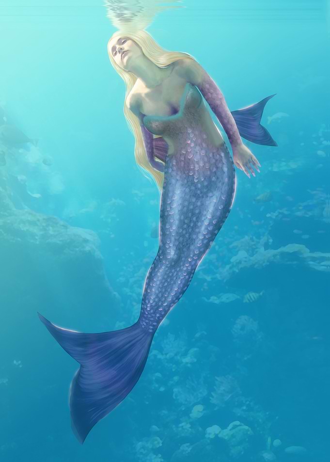 Ultraviolet Mermaid